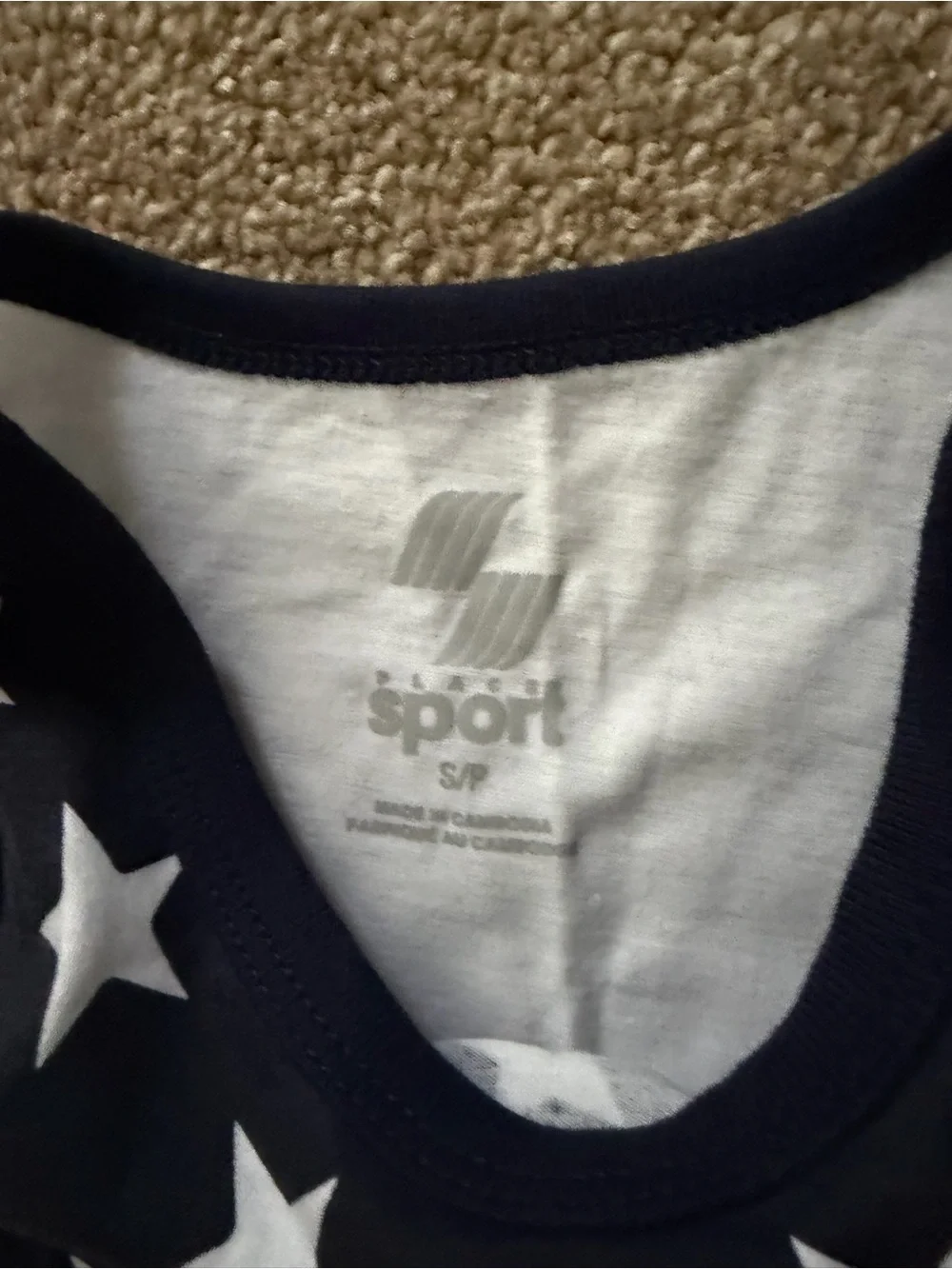 Red White and Navy Star-Spangled Tank